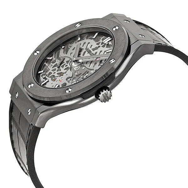 Hublot Classic Fusion Hand Wind Skeleton Dial Men's Watch 515CM0140LR 515.CM.0140.LR